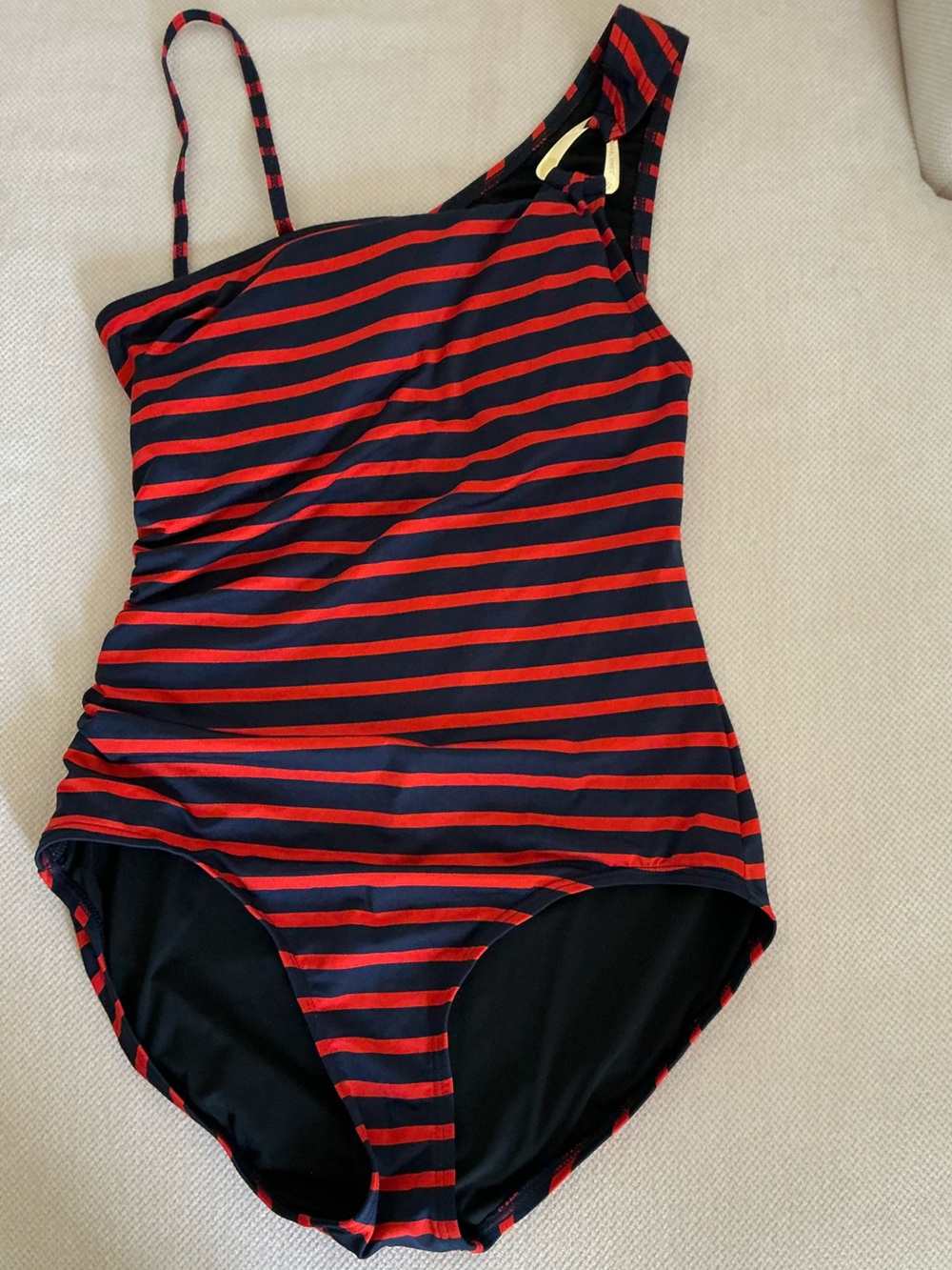 Michael Kors One Shoulder Maillot One Piece Swimsuit Size 14